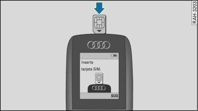 Colocacin correcta de la tarjeta SIM