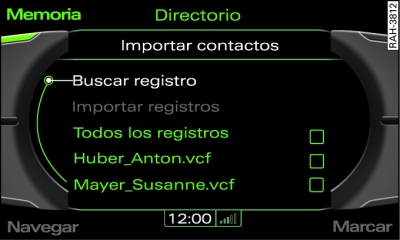 Importar registros